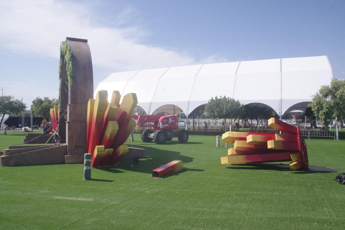 Preparativos para la San Diego Comic-Con Málaga en el Palacio de Ferias de Málaga Preparativos para la San Diego Comic-Con Málaga en el Palacio de Ferias de Málaga