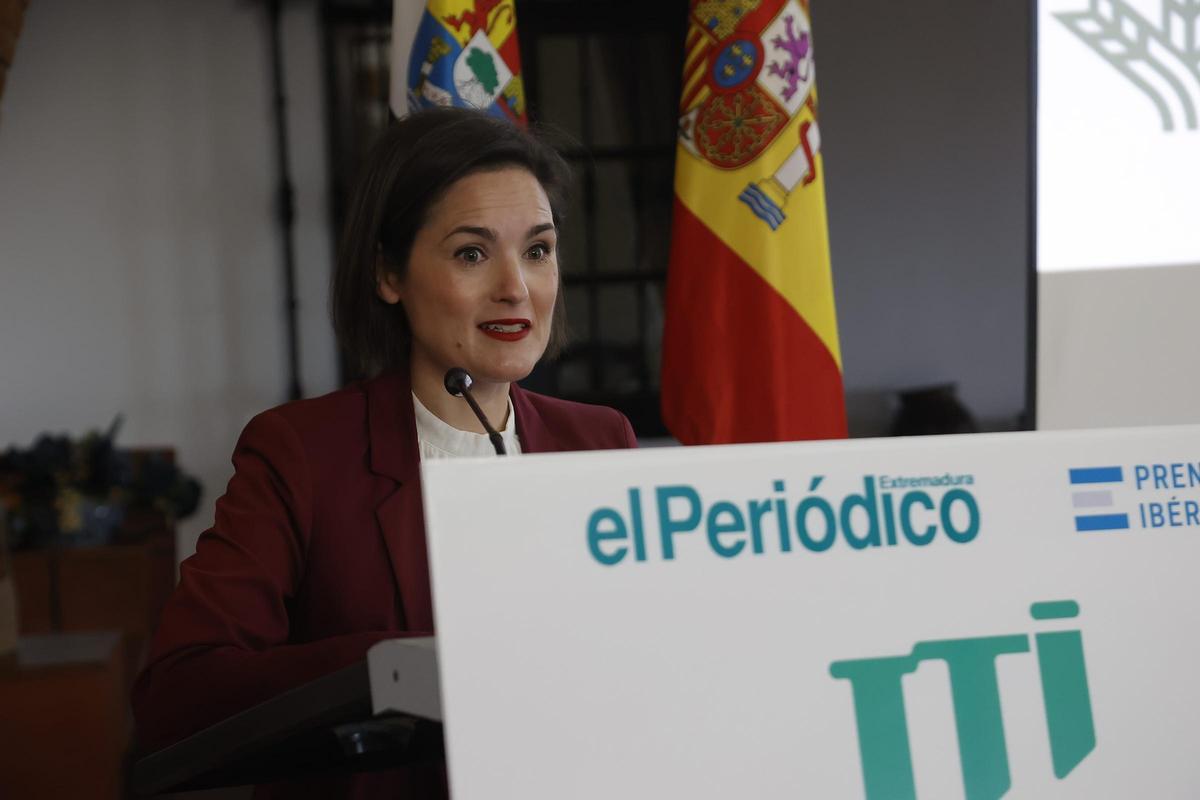 Raquel del Puerto, vicepresidenta de la Diputación de Badajoz.
