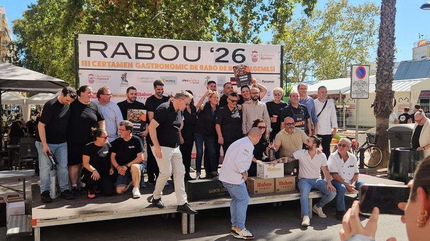 El chef cordobés Antonio Aguilera, segundo en el Concurso Nacional ‘Rabo de Bou’ de Valencia