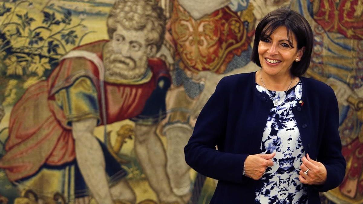 La alcaldesa de París, Anne Hidalgo