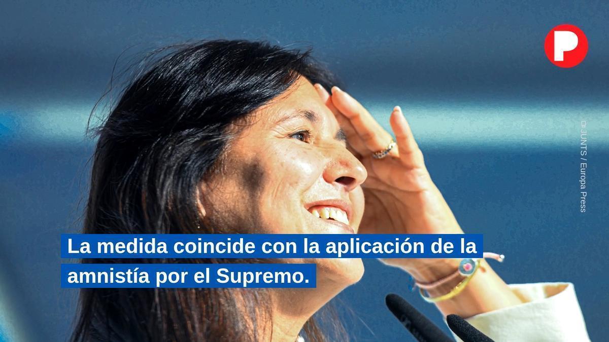 Borràs desvincula el seu indult d’una «negociació» amb el PSOE