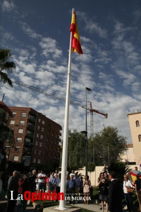 Izado de bandera en Lorca por la Hispanidad