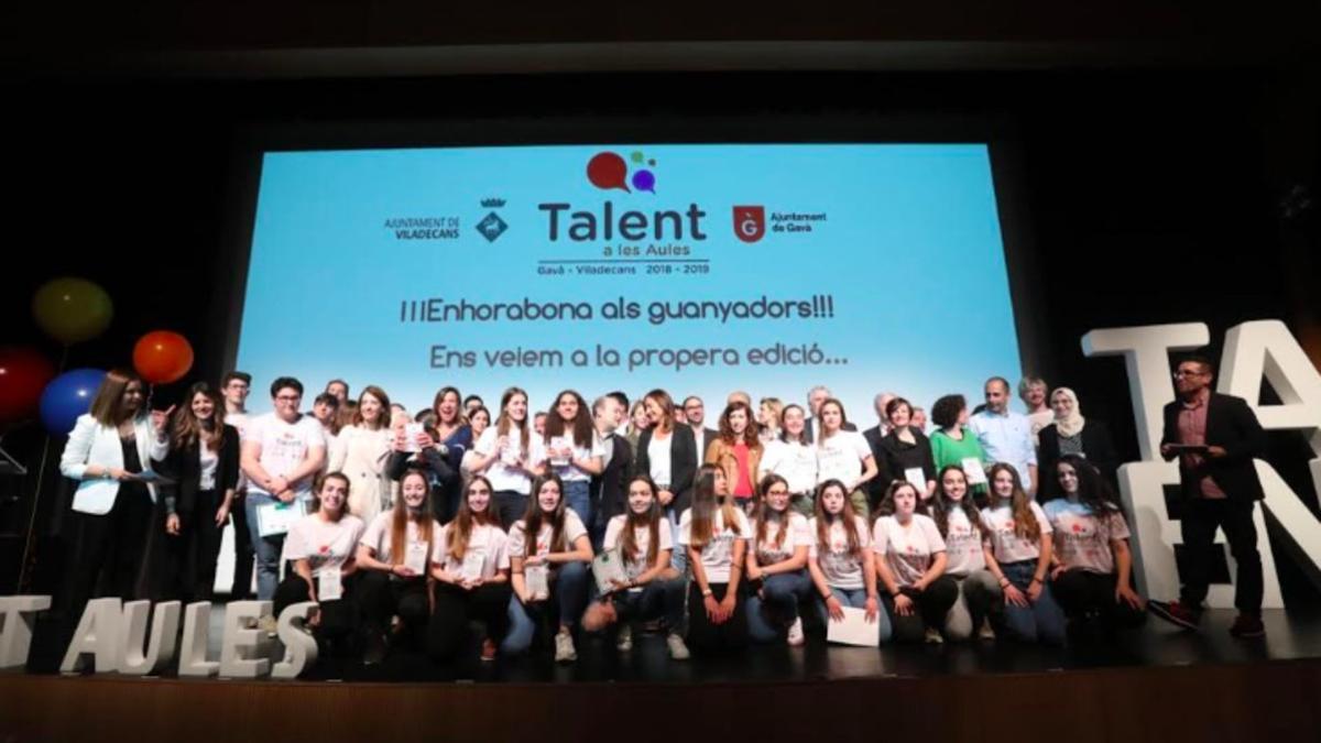 Entrega de premios de la cuarta edición de 'Talent a les Aules'