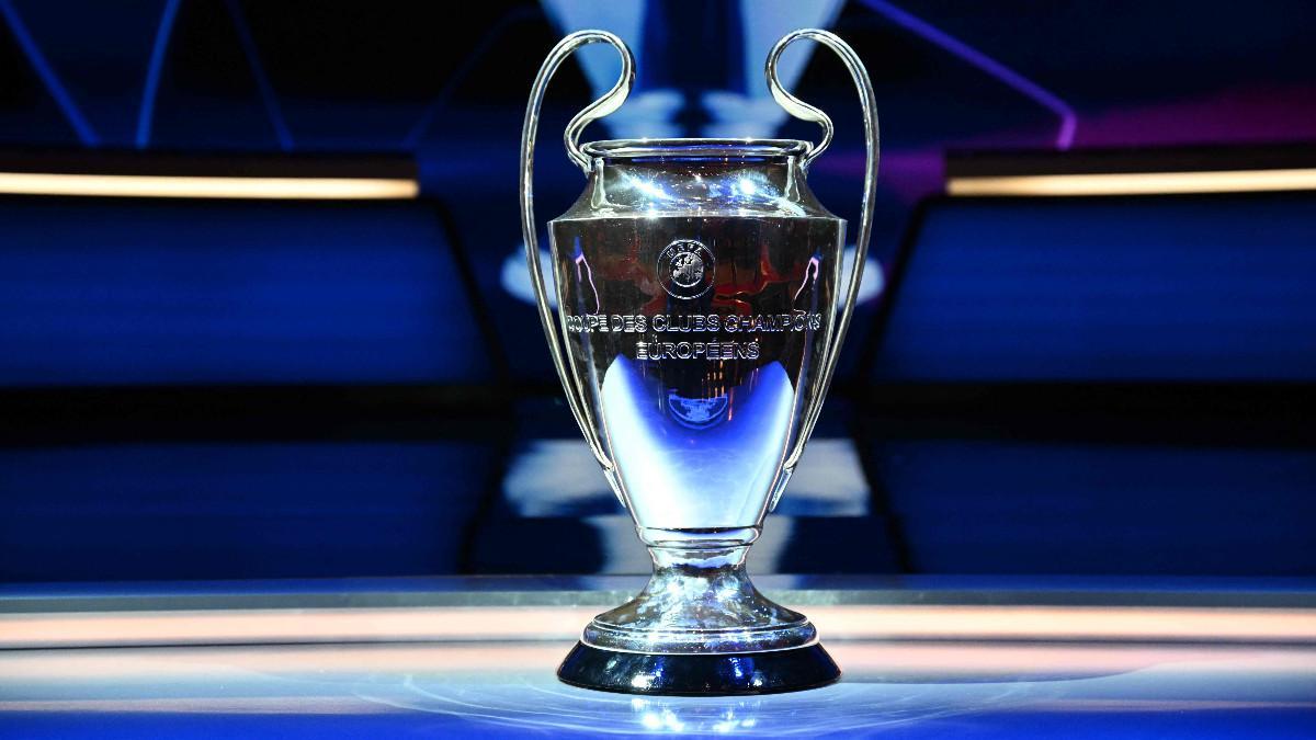 El trofeo de la Champions League se mostró en el sorteo de la edición 2022-2023 del pasado mes de agosto