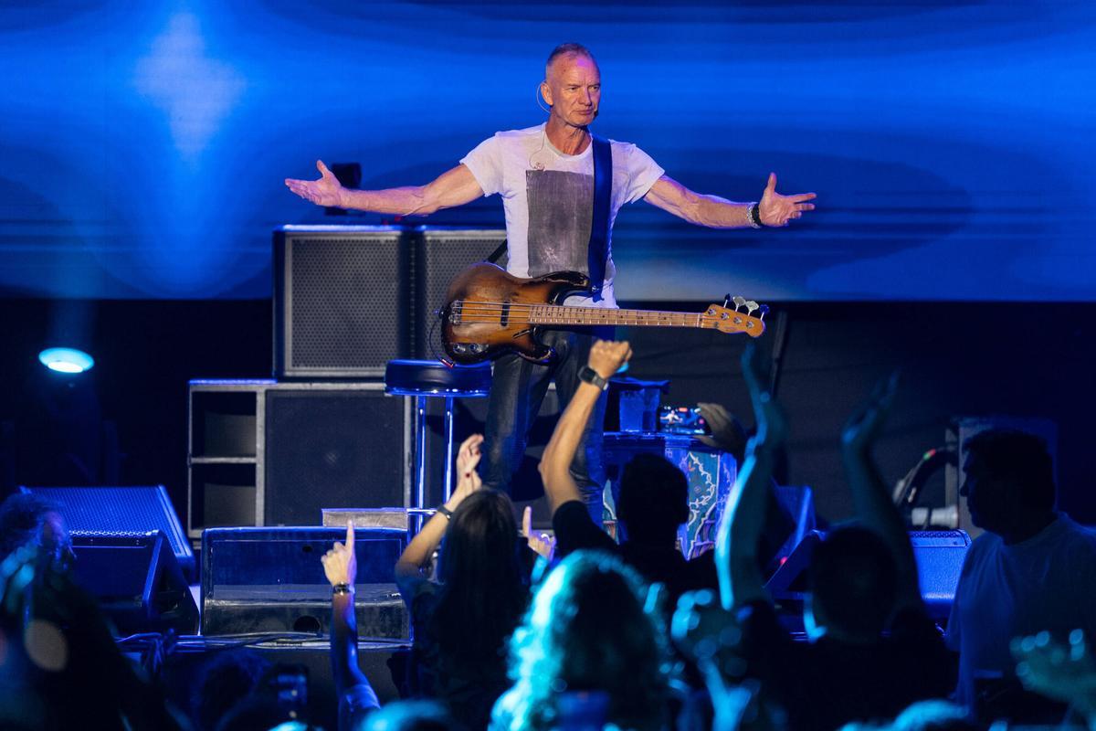 Concierto de Sting en Les Nits d'Occident celebrado en los jardenes del Palau de Pedralbes Concierto de Sting en Les Nits d'Occident celebrado en los jardenes del Palau de Pedralbes