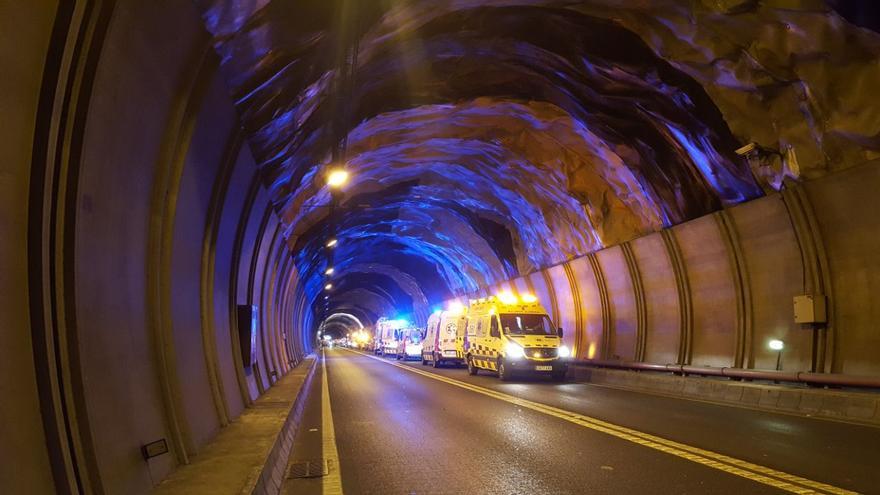 Cierran el túnel de Sóller este viernes a las 22:15 horas por desprendimientos