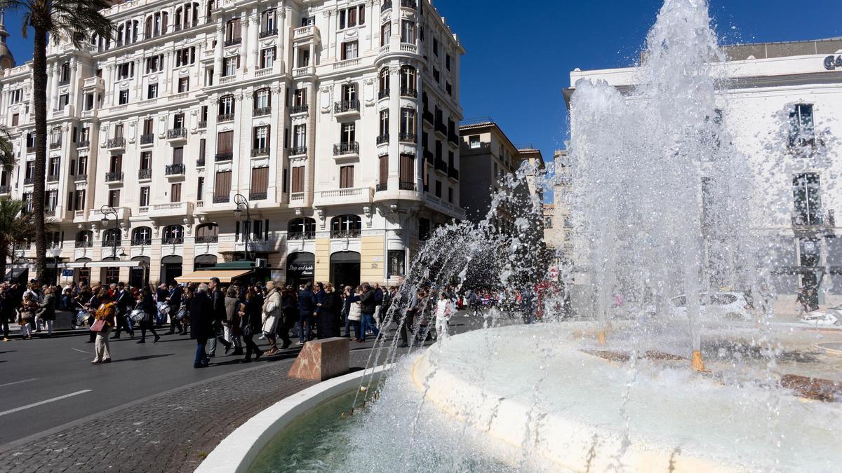 El inicio de la Explanada de Alicante.