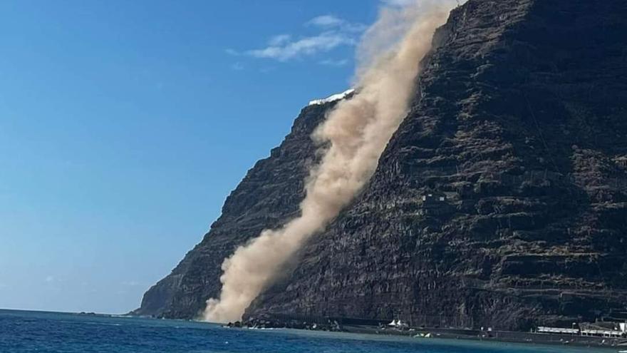 Nuevos desprendimientos en el Puerto de Tazacorte