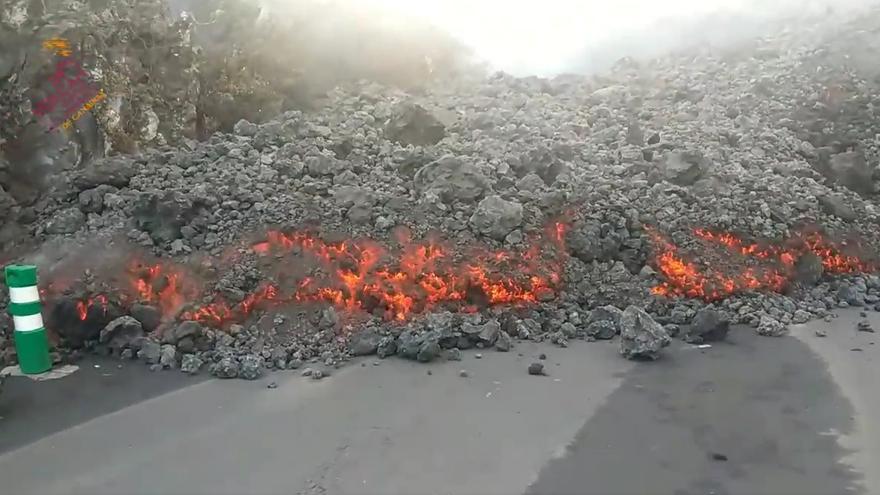 El Pevolca continúa la intensa monitorización del curso de las coladas en La Laguna