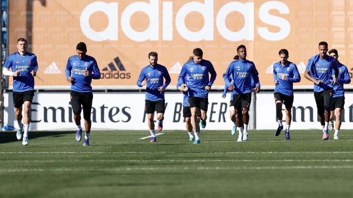 Entrenamiento del Real Madrid esta mañana