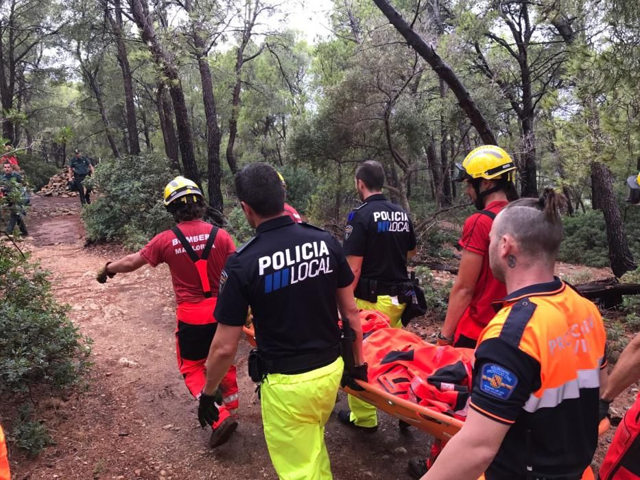 Una pareja suiza herida grave al caerle un rayo en Andratx