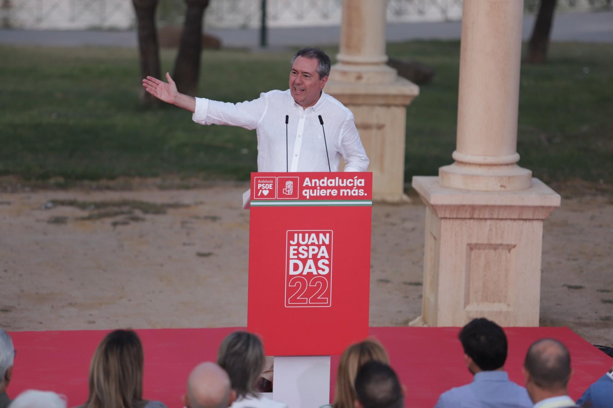 Acto de Juan Espadas, candidato del PSOE a las elecciones andaluzas, en Málaga