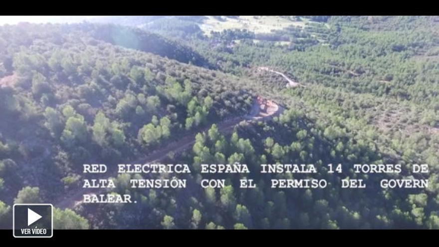 Son Puig pide a Cort que pare las torres eléctricas