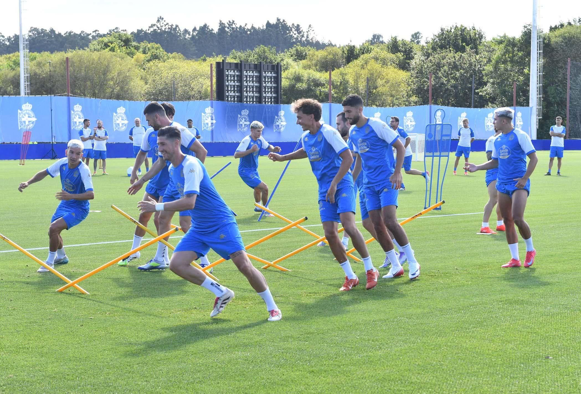 Primer entrenamiento bajo las órdenes de Antonio Hidalgo