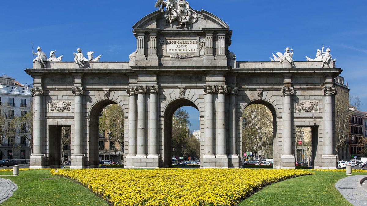 Imagen de archivo de la Puerta de Alcalá, en Madrid