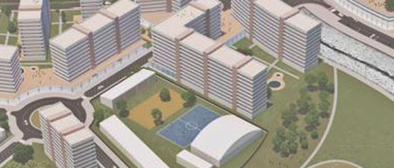 Imagen virtual del proyecto para el entorno de la Albufereta, con 1.500 viviendas nuevas.  | INFORMACION