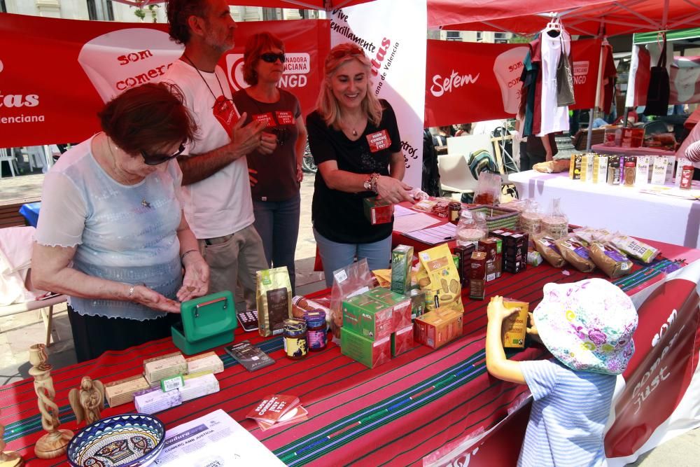 Día Mundial del Comercio Justo en Valencia