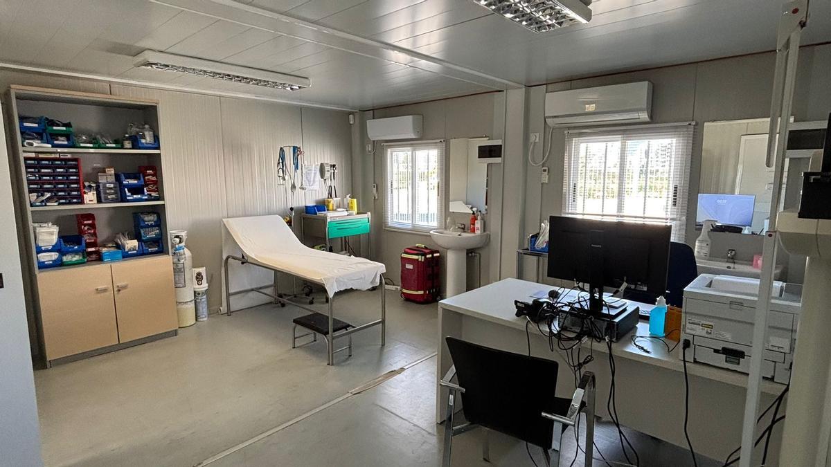 La consulta de las "nuevas" instalaciones sanitarias