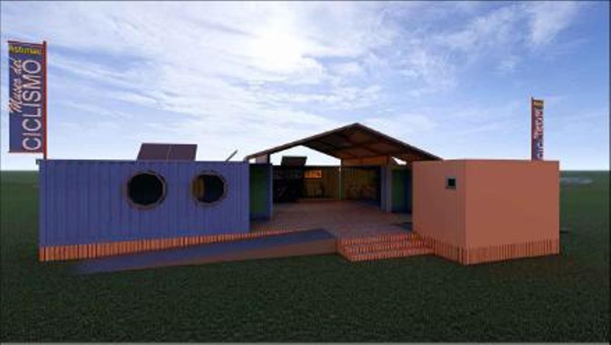 Recreacción del futuro museo.