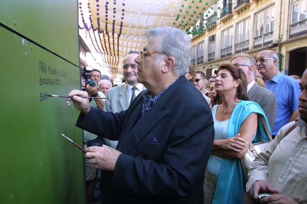 Portada de la Feria de Málaga desde 2001 a 2005.