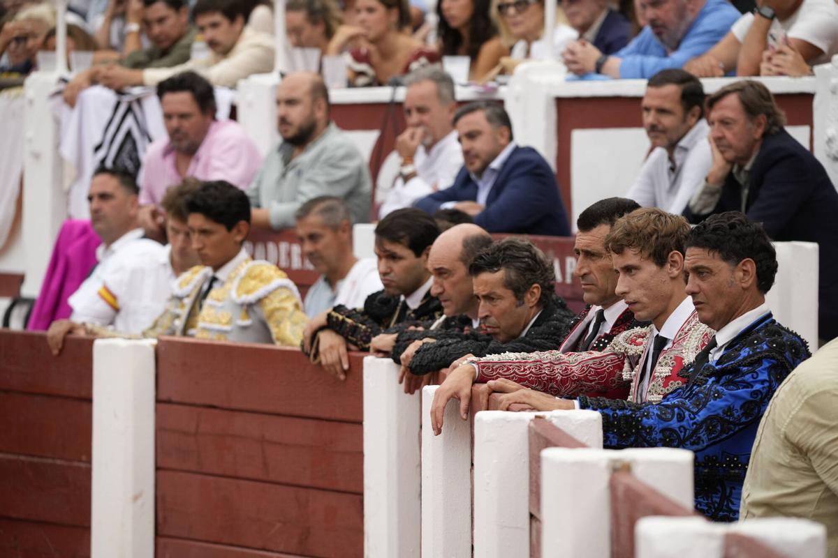 El ambiente en la novillada para cerrar la feria de Begoña en El Bibio, en imágenes El ambiente en la novillada para cerrar la feria de Begoña en El Bibio, en imágenes