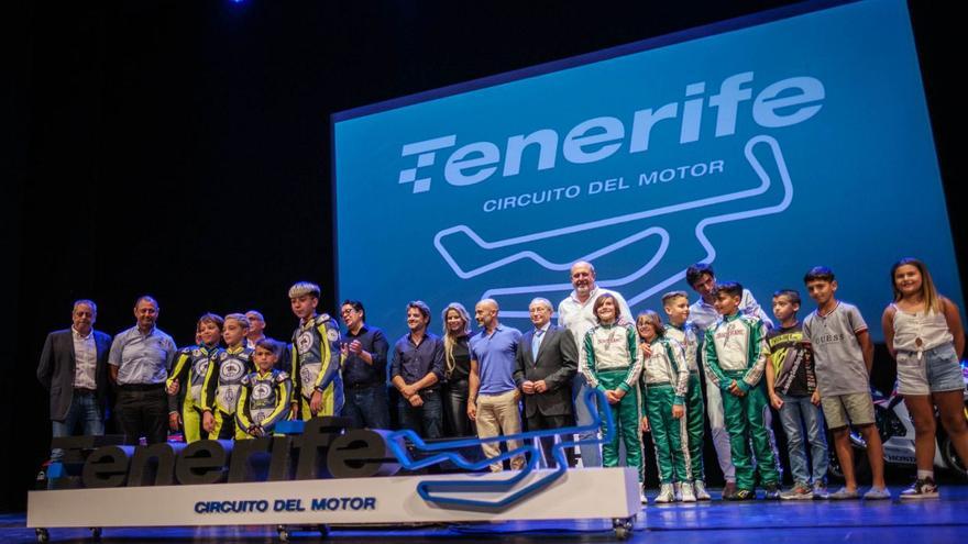 Presentación del Circuito del Motor en el Auditorio de Tenerife el pasado mes de julio. | | ANDRÉS GUTIÉRREZ