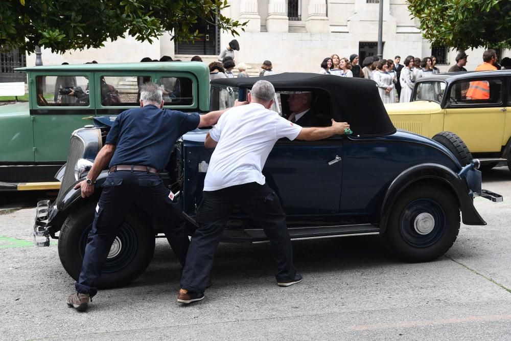 Rodaje de ''La sombra de la ley'' en A Coruña