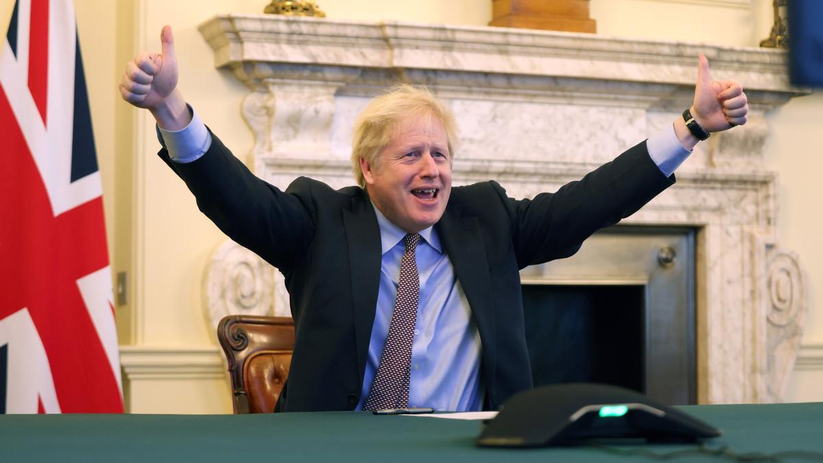 Boris Johnson reacciona al acuerdo posbrexit