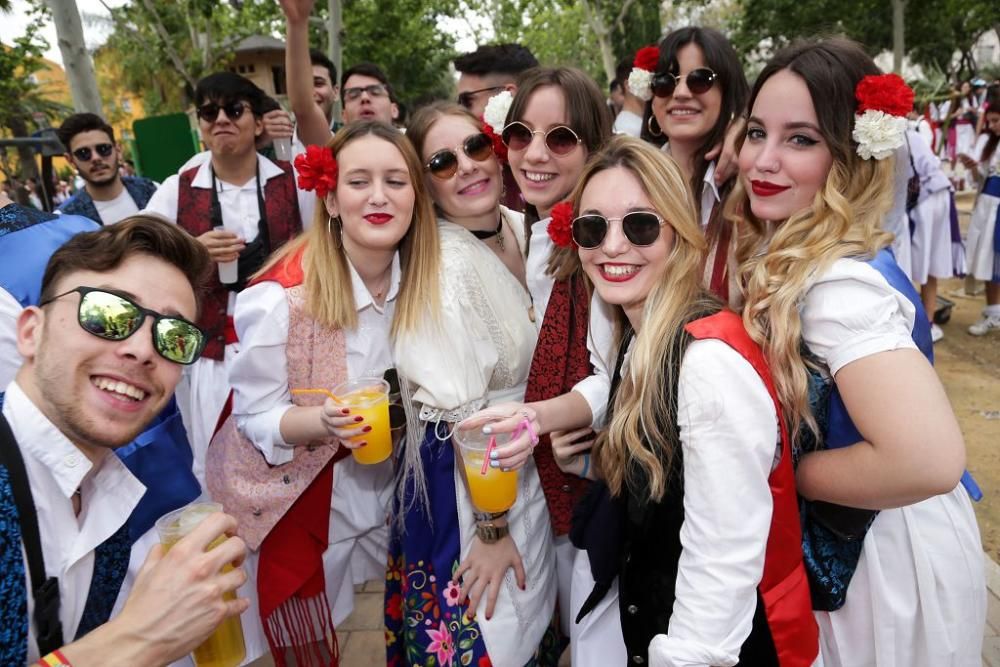 Ambiente en el Jardín de la Fama en el Bando de la Huerta