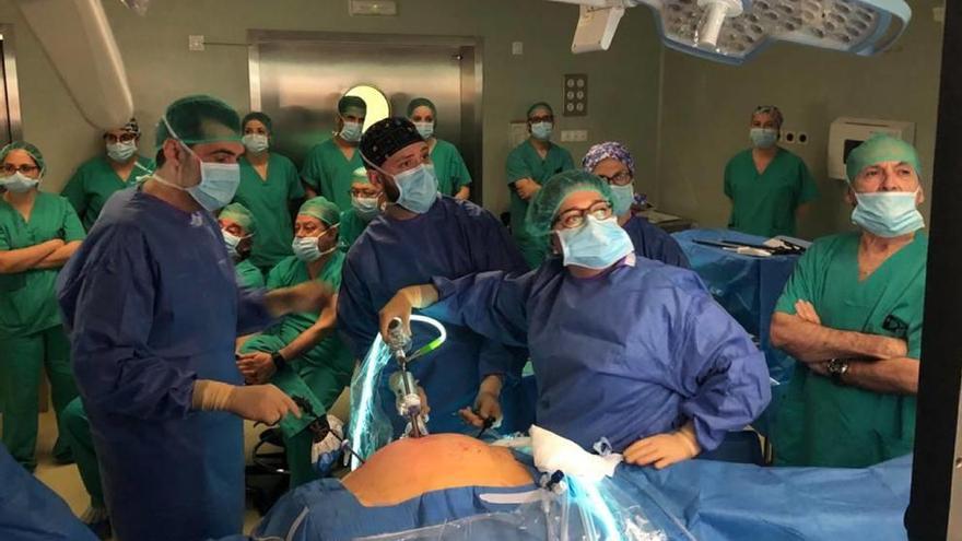 Cirujanos de toda la Región se han formado sobre la nueva técnica en el Reina Sofía.