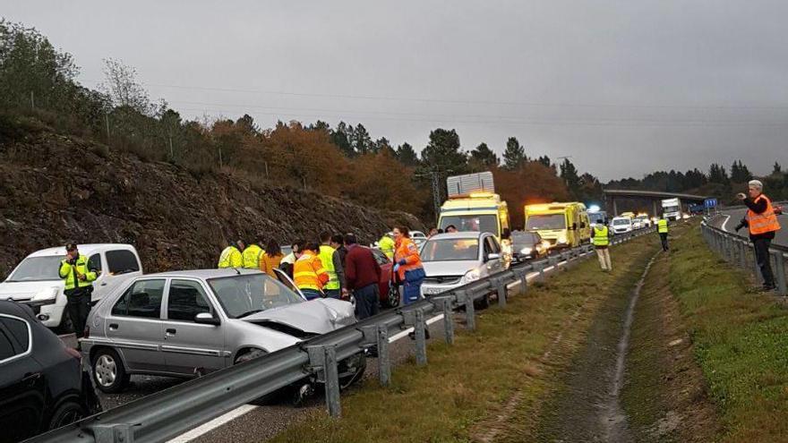 Accidente en Ourense. // José Ángel F.A.