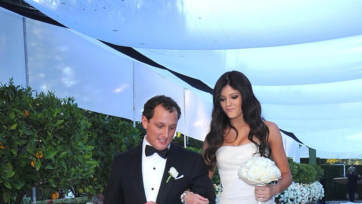 Kylie Jenner en la boda de Kim Kardashian