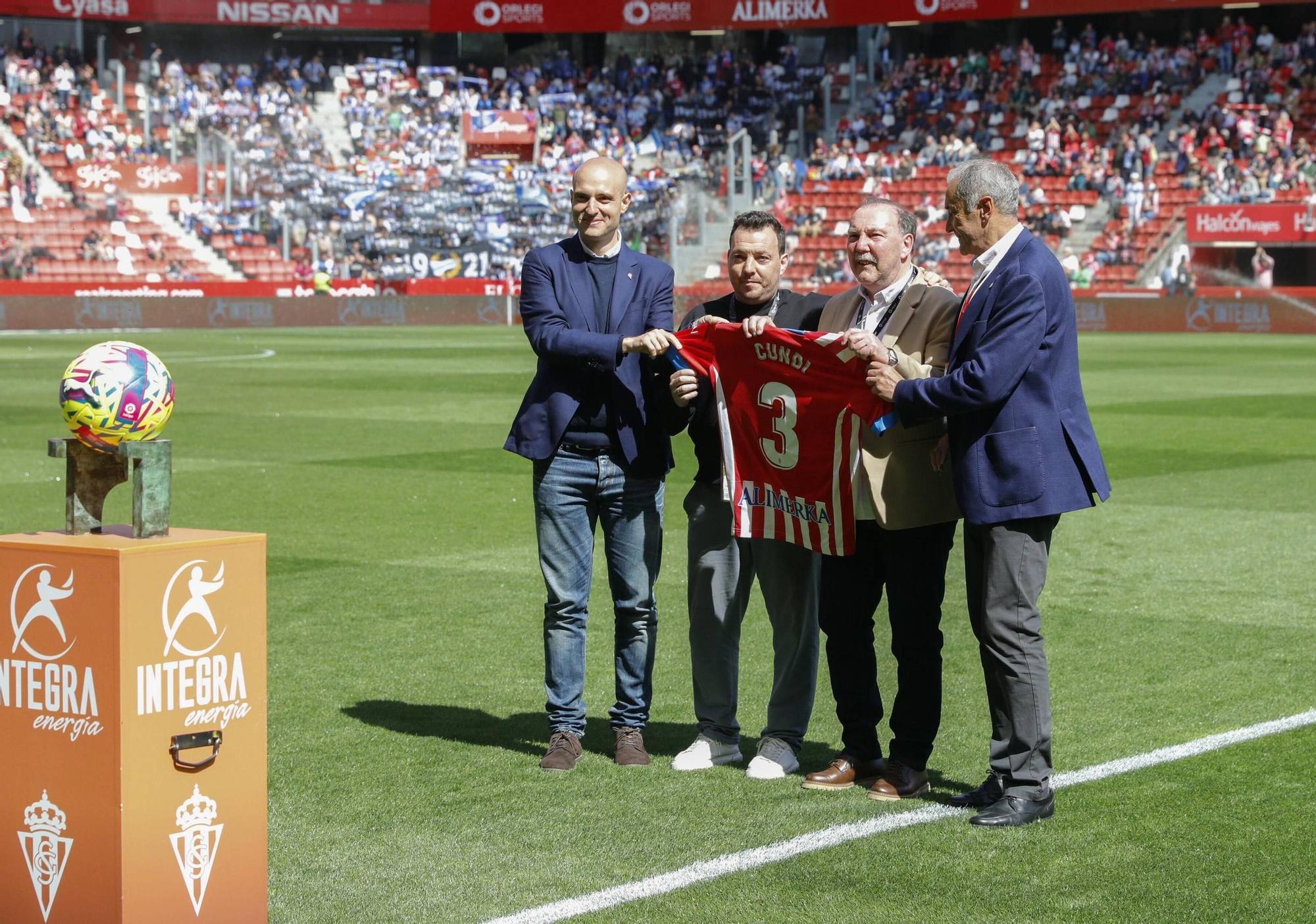 Así fue el encuentro entre el Sporting y el Alavés