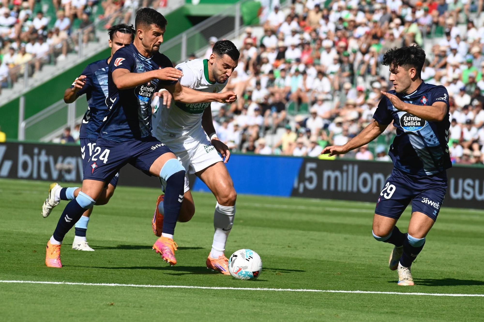 Las imágenes del Elche CF - Celta de Vigo