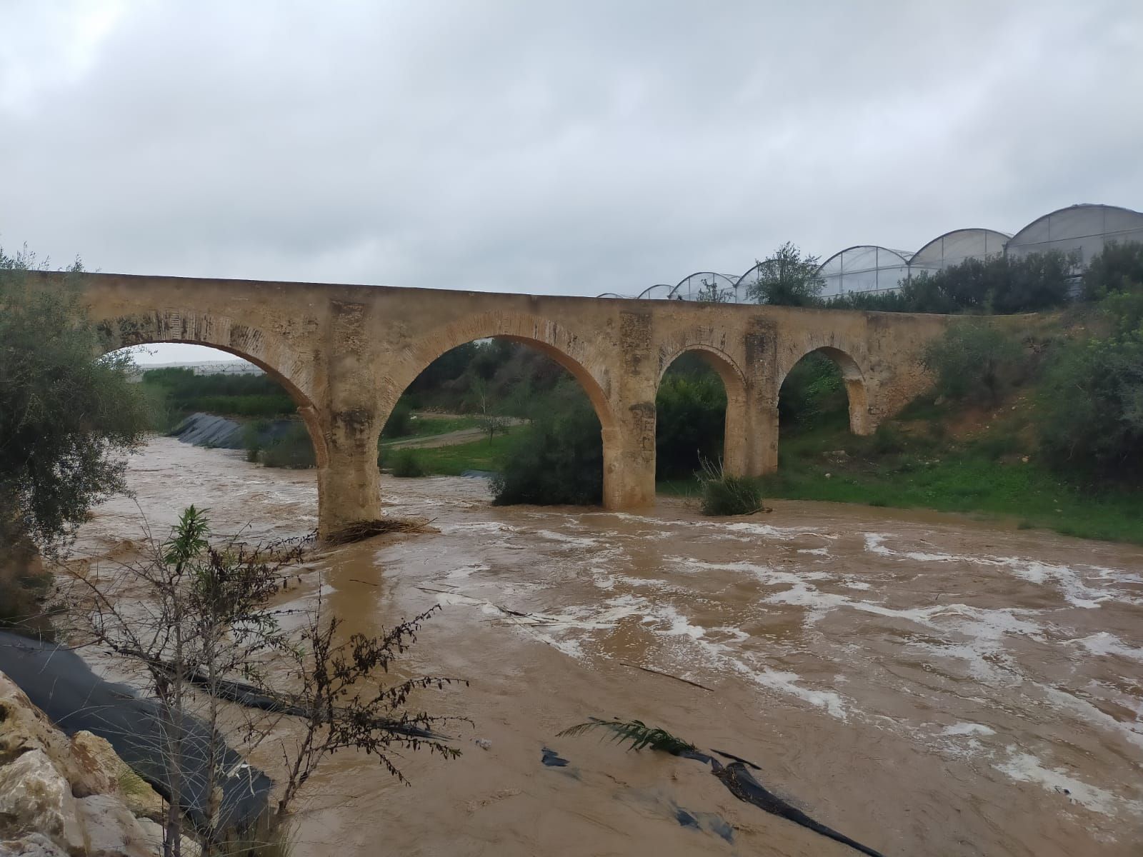 Los efectos de la DANA en caminos rurales de Torrent