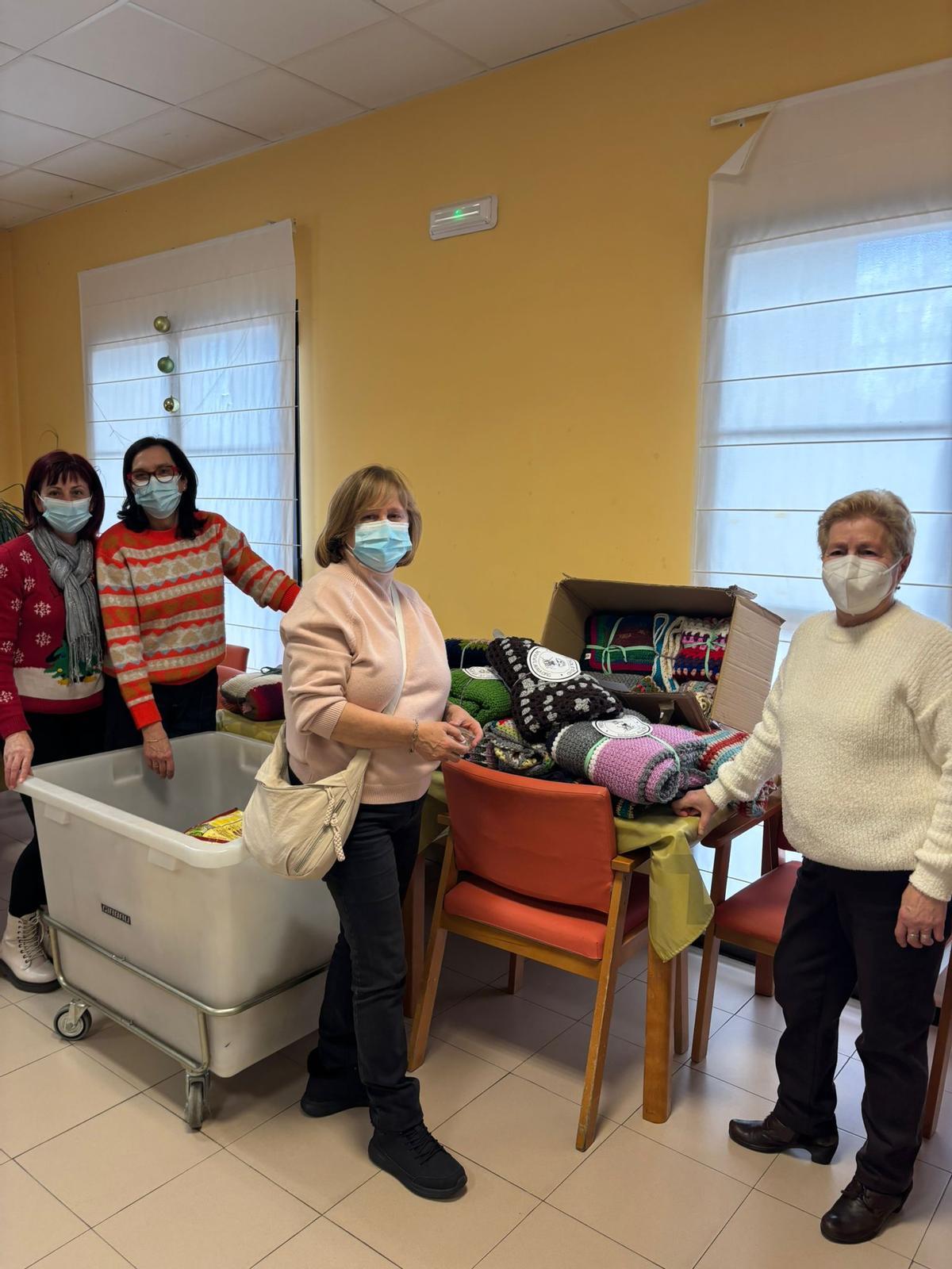 GALERÍA | Mantas solidarias en Sanabria