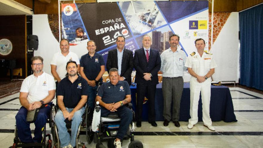 Imagen de la presentación oficial de la Copa de España de la clase 2.4 mR y de la Regata de Carnaval.