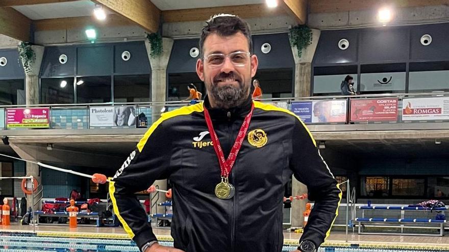 Tres medallas para César Tijero, del Dragones Caja Rural