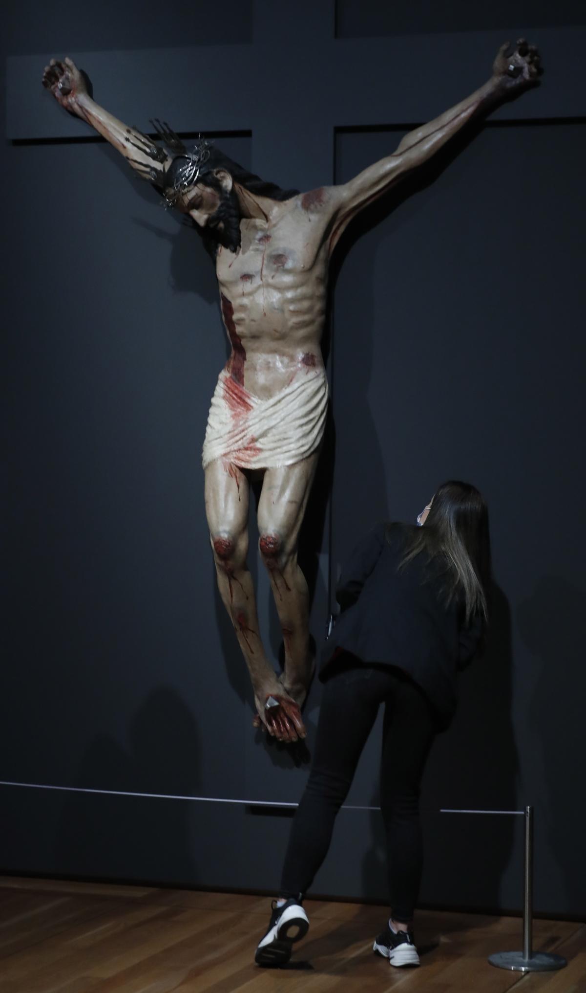 Una imagen de la presentación de la exposición Tornaviaje. Arte Iberoamericano en España en el Museo del Prado.