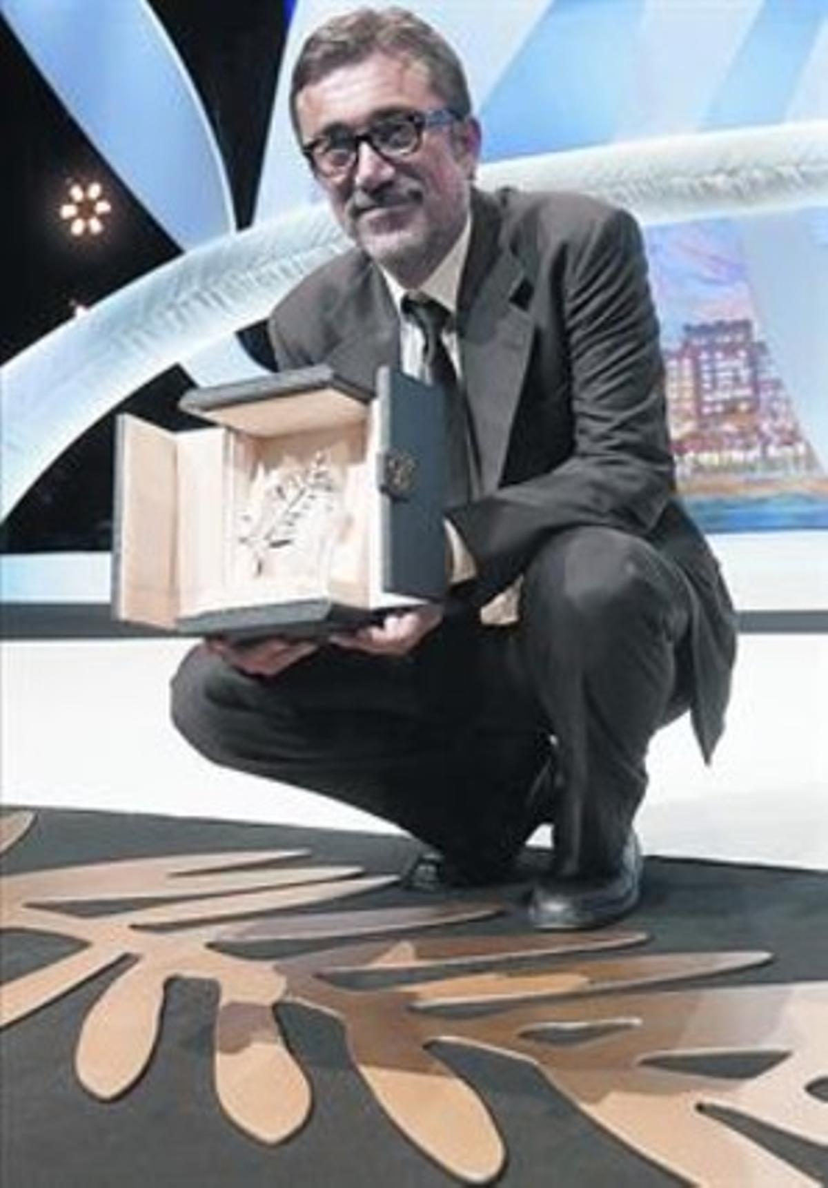 Nuri Bilge Ceylan, després d’obtenir la Palma d’Or, dissabte. Nuri Bilge Ceylan, després d’obtenir la Palma d’Or, dissabte.
