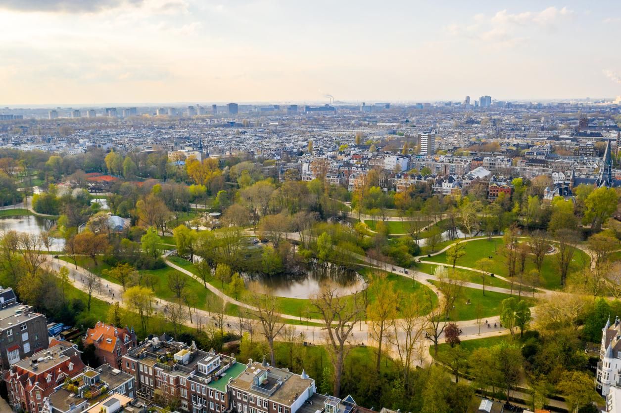 Este es el parque más grande de Ámsterdam y el más famoso de los Países Bajos