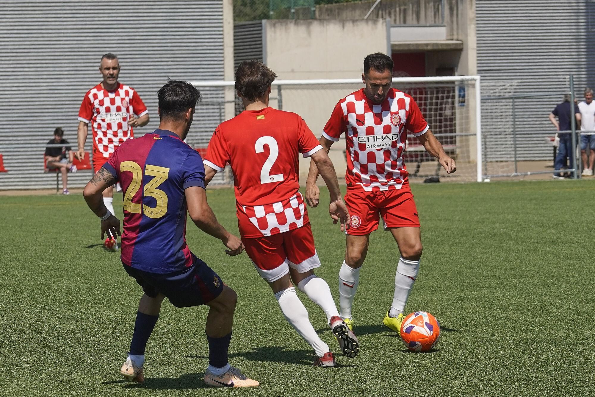 GIRONA. Torres de Palau Girona FC Legends-Agrupació Jugadors FCB, en homenatge a Pepe Pinto
