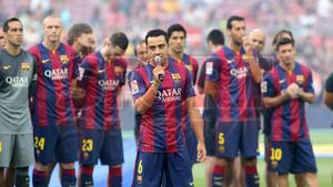 Aquí tienes las mejores fotografías de la presentación del primer equipo ante la afición culé en el Gamper