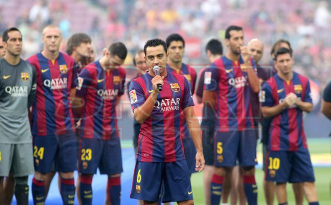 Aquí tienes las mejores fotografías de la presentación del primer equipo ante la afición culé en el Gamper