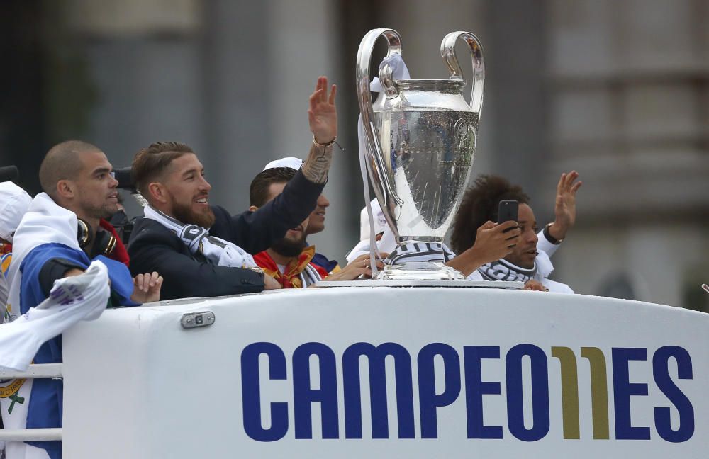 EL REAL MADRID CELEBRA LA UNDÉCIMA EN CIBELES