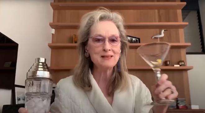 La divertida videollamada de Meryl Streep durante la cuarentena