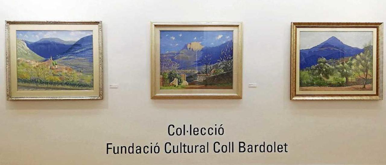 Tres piezas de la colección de la Fundació Coll Bartolet