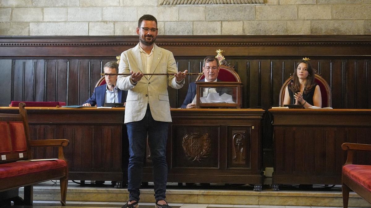 L'investidura de Lluc Salellas com alcalde de Girona.