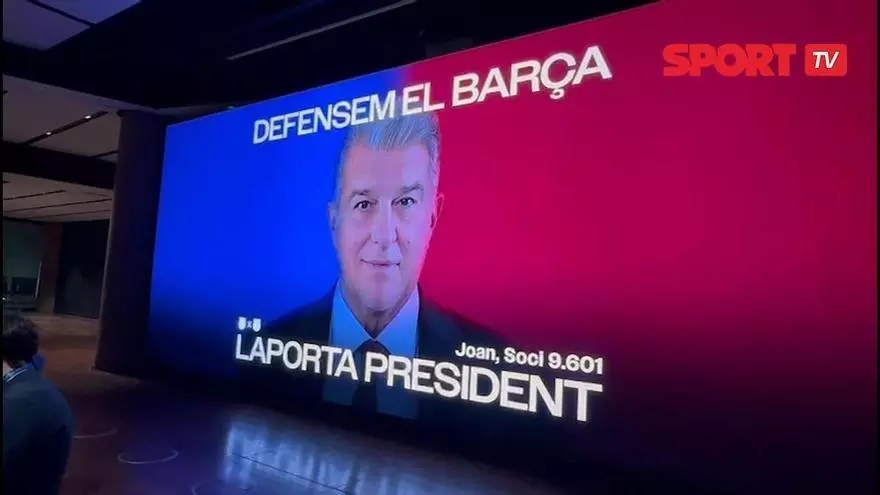 Todo listo para el cierre de campaña de Laporta en La Pedrera