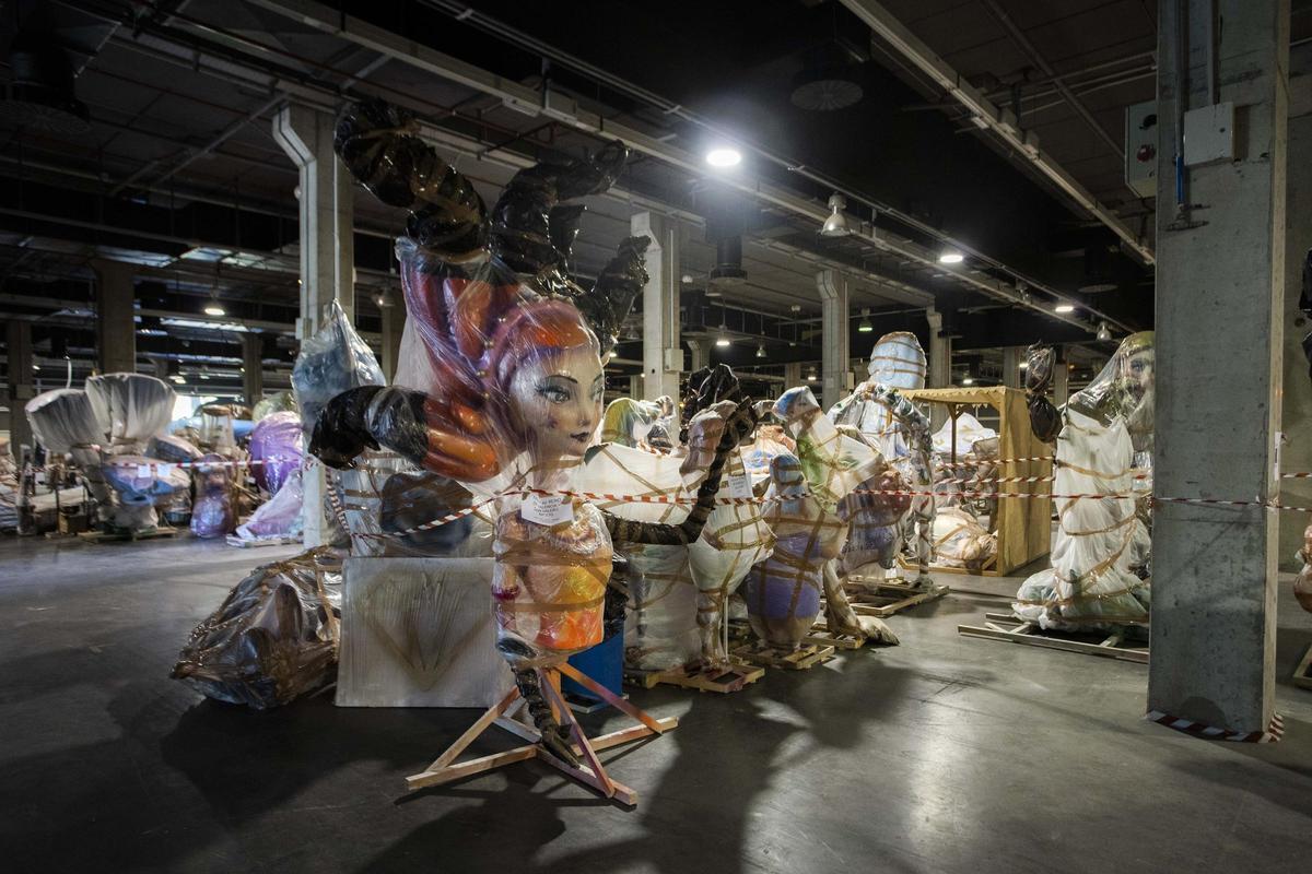 Feria València se convirtió en el "Arca de Noé" de las fallas que tardaron un año y medio en ser plantadas y quemadas
